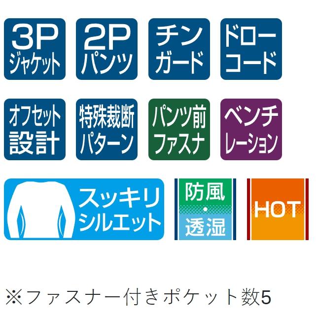 Gamakatsu（がまかつ） ソフトシェルスーツ GM3764 フィッシングギア