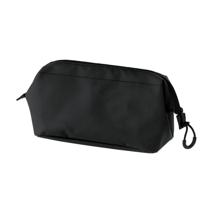 M.U.L. 黒 /がま口/オーストリッチ/ケース【新品•未使用】 perche（ペルケ） 二つ折り財布 レディース ブランド がま口 本革 山羊