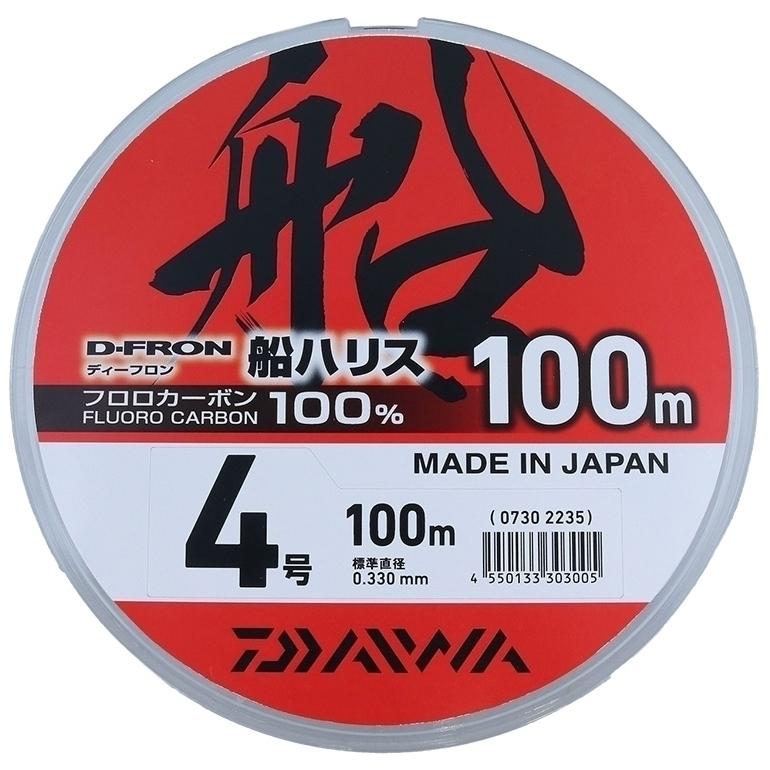 ダイワ/DAIWA ディーフロン船ハリス 100m 14号 D-FRON フロロカーボンハリス・リーダー 船ハリス 国産・日本製 (メール便対応)｜f-marin｜02