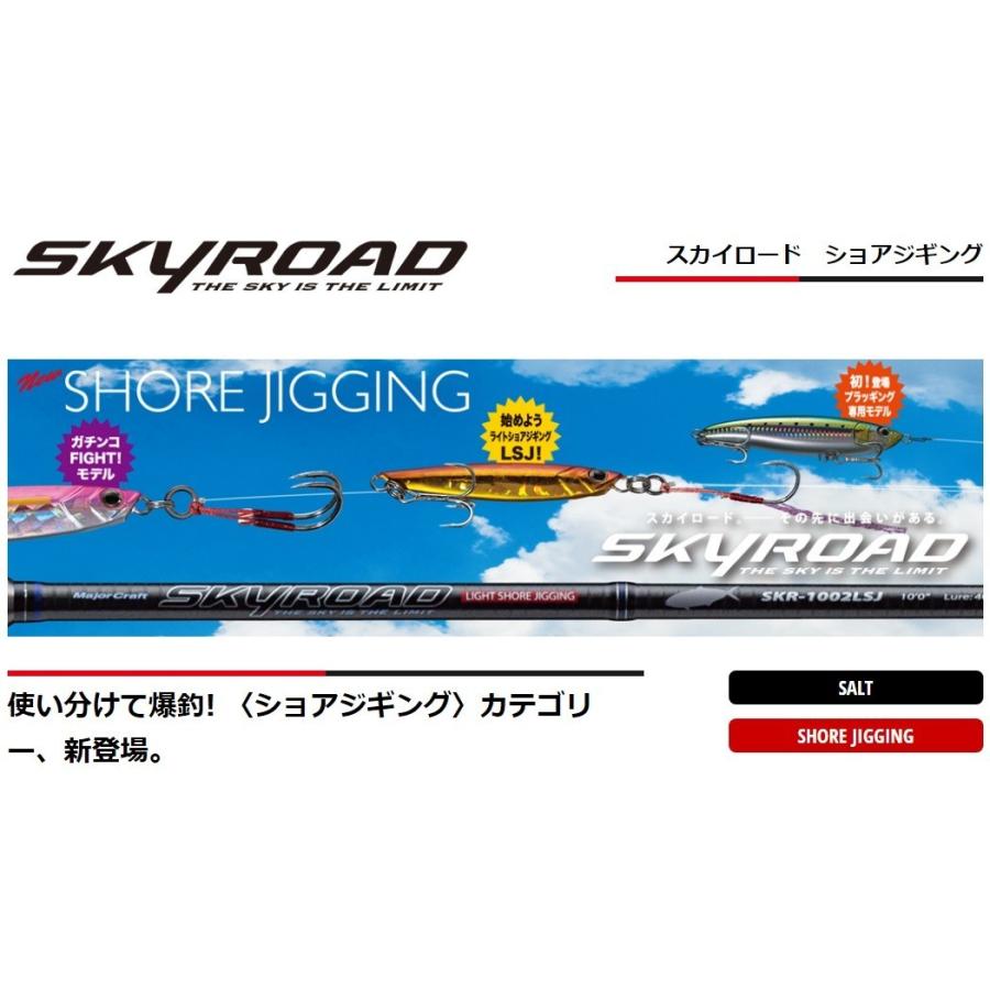 (限定特価・半額・50％OFF)メジャークラフト スカイロード SKR-1002H ショアジギング用スピニングルアーロッド｜f-marin
