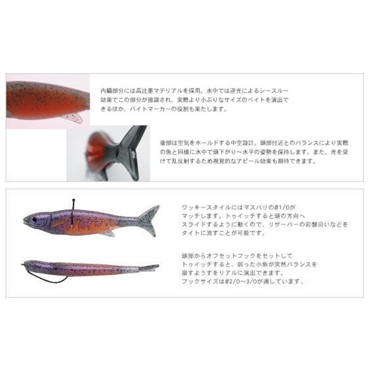 数量限定特価)ベイトブレス ガッツィ/GUTSY 4インチ バス用 ソフト