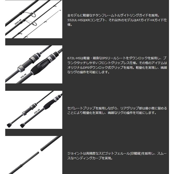 オリムピック/Olympic 21コルト プロトタイプ 21GCORPS-552UL-HS アジングロッド グラファイトリーダー/Graphiteleader CORTO PROTO(送料無料)｜f-marin｜02