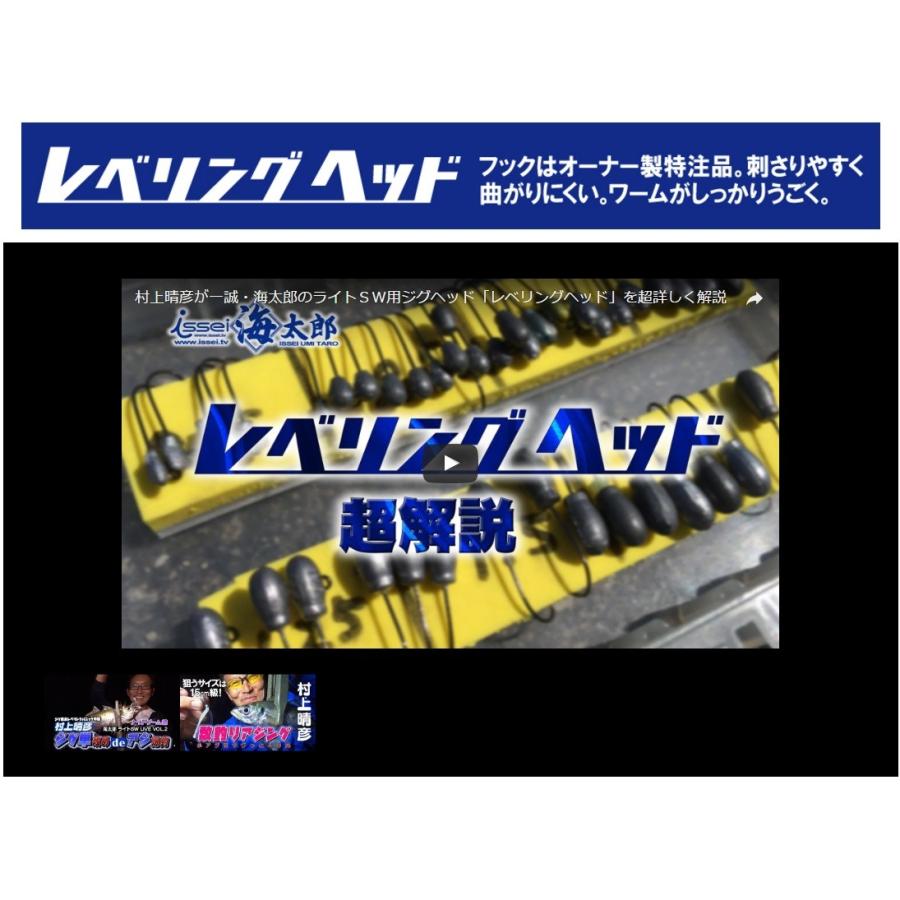 一誠/issei・海太郎 レベリングヘッド 太軸金鈎 #8 0.3, 0.6 一誠/issei・海太郎 レベリングヘッド 太軸金鈎 #8 0.3, 0.6