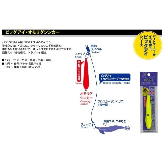 Major Craft（メジャークラフト） ビッグアイオモリグシンカー 30, 35
