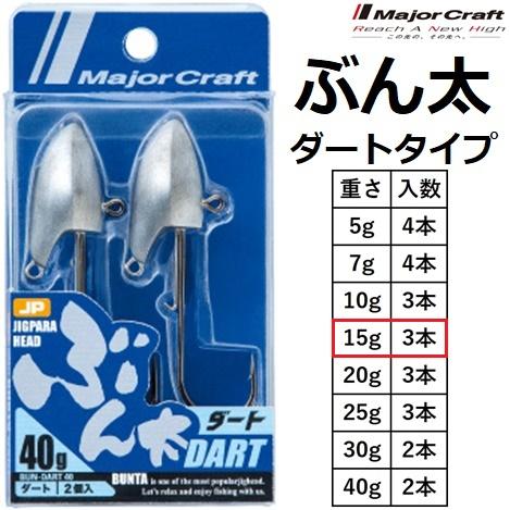 Major Craft（メジャークラフト） ぶん太 ダートタイプ 15g タチウオ