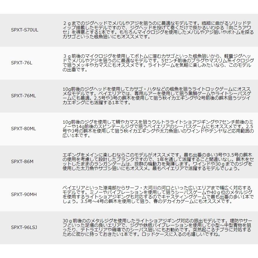 Major Craft メジャークラフト ソルパラ フリダシ SPXT-S70UL Major Craft メジャークラフト ソルパラ フリダシ SPXT-S70UL