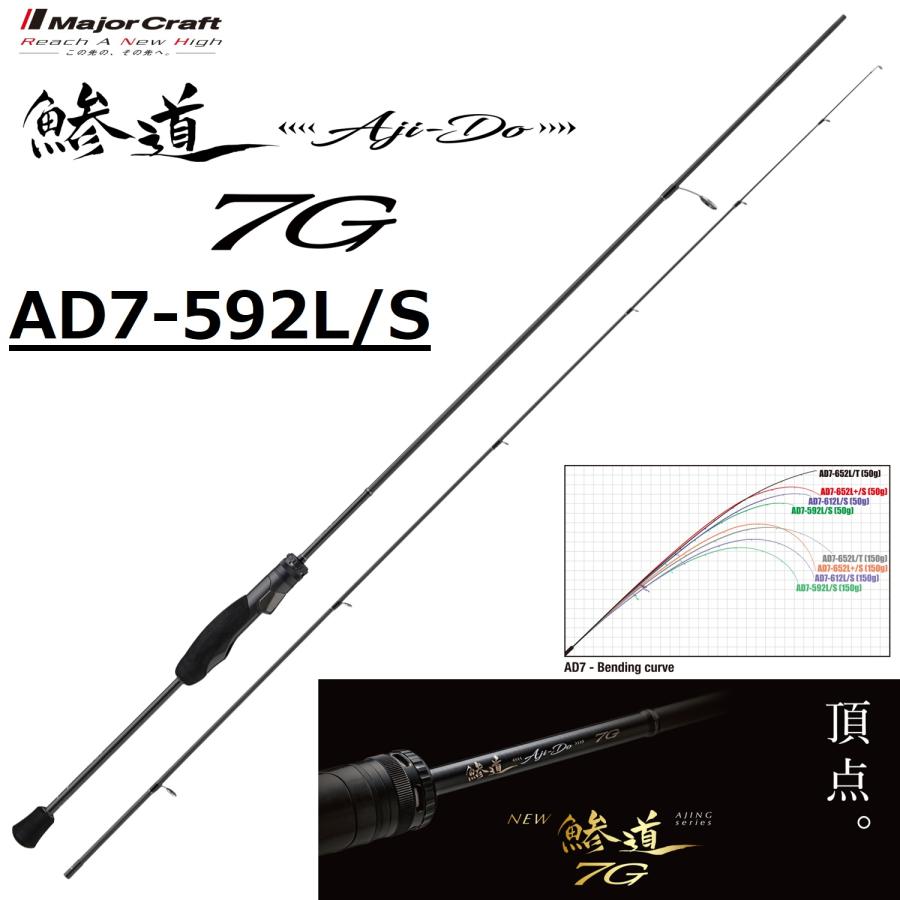 Major Craft（メジャークラフト） 鯵道7G アジングモデル AD7-592L/S