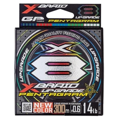 YGK・よつあみ XBRAID アップグレードX8 ペンタグラム 150m 0.4,0.5,0.6,0.8号 10,12,14,16Lbs 8本組PEライン UPGRADE PENTAGRAM エックスブレイド｜f-marin｜02