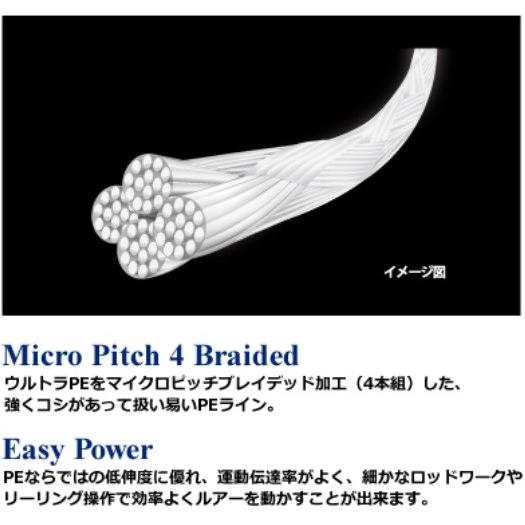 デュエル/DUEL ハードコアX4 200m 0.4, 0.5, 0.6, 0.8, 1, 1.2, 1.5, 2号 4本組PEライン 国産日本製(メール便対応)｜f-marin｜03