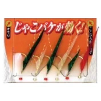 ささめ針/SASAME じゃこメバル・アジ M-110 マッスルメバル6本鈎 全長