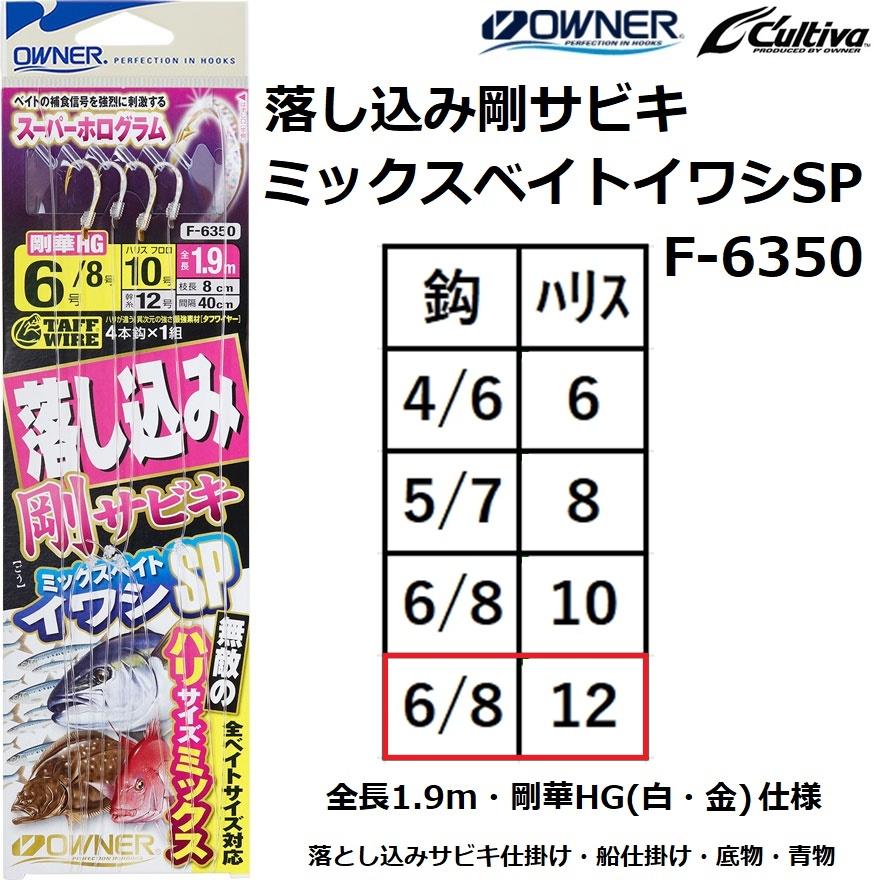 C'ultiva オーナー/Owner 落し込み剛サビキミックスベイトイワシ