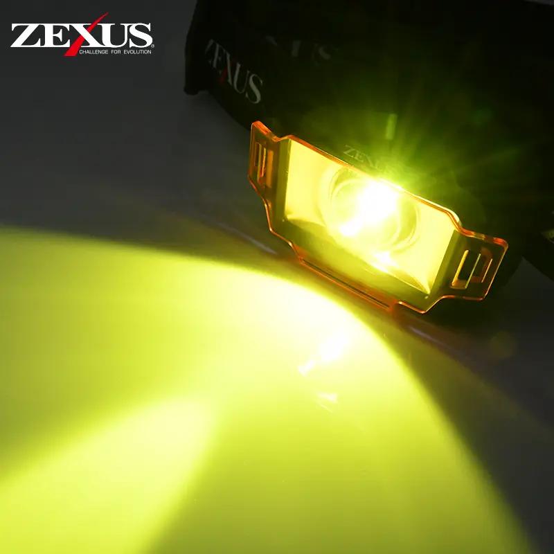 強力ヘッドライトLED300w ZEXUS(ゼクサス) LED ライト ZX-300 最大85ルーメン 単三電池式 ZX-300