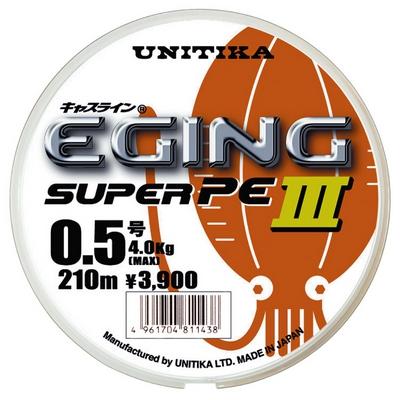 キャスライン ユニチカ エギングスーパーPEIII 150m 0.6, 0.7, 0.8, 1