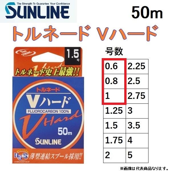 原価SUNLINE Tornado V ハード0.8mm 50m 5個セット サンライン（SUNLINE） (数量限定特価)サンライン/SUNLINE トルネード