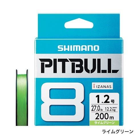 シマノ/SHIMANO ピットブル8 200m 0.6, 0.8, 1, 1.2, 1.5, 2号 PLM68R 8本組PEライン国産・日本製 PL-M68R PITBULL8(メール便対応)｜f-marin｜13