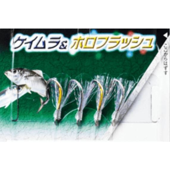 ハヤブサ/Hayabusa 落し込みスペシャル ケイムラホロフラッシュ SS429 強靭イサキ4本針 8-8, 10-10号 青物・底物用船サビキ仕掛けフラッシャー|f-marin|12