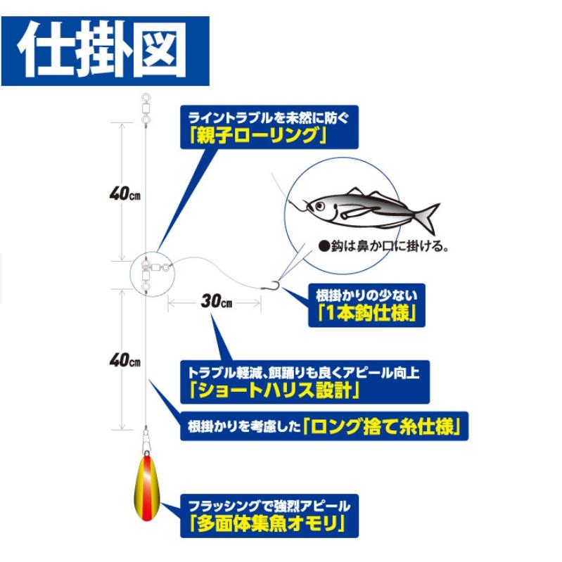 ハヤブサ６点セット ハヤブサ 直撃 ガンガン攻めるバリューブラクリ 5号 5セット入