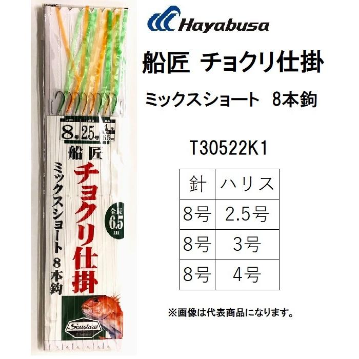 Hayabusa（ハヤブサ） 船匠 チョクリ仕掛 ミックスショート T30522K1