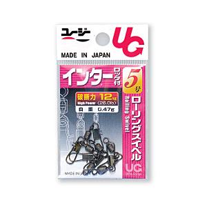 植田漁具/UG インターロック付ローリングスイベル I-301 5/0,4/0 植田漁具/UG インターロック付ローリングスイベル I-301 5/0,4/0
