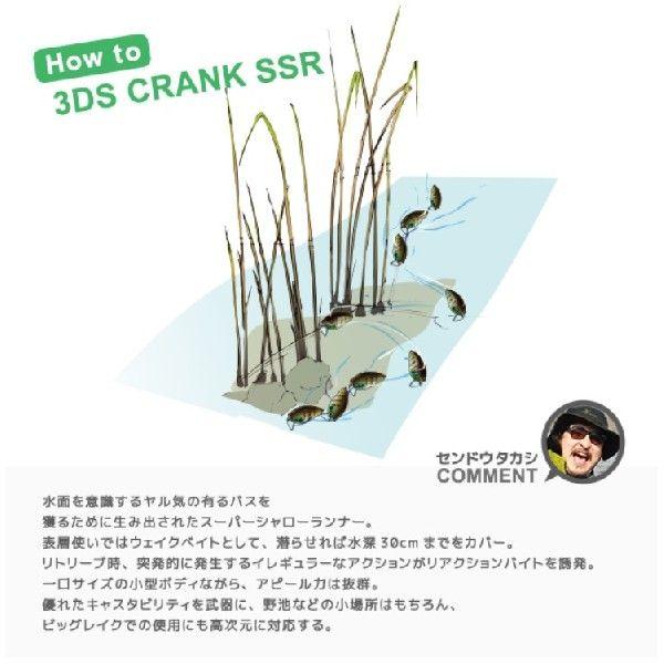 笹太郎　グランジークフリードデッキ　おまけ付き YO-ZURI (メール便対応)ヨーヅリ 3DS クランクSSR 50F バス