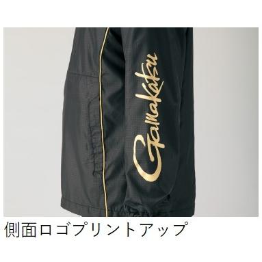 がまかつ GM-3574 ウィンドブレーカー M ブラック Gamakatsu 高い防風性能を実現がまかつウィンドブレーカースーツ