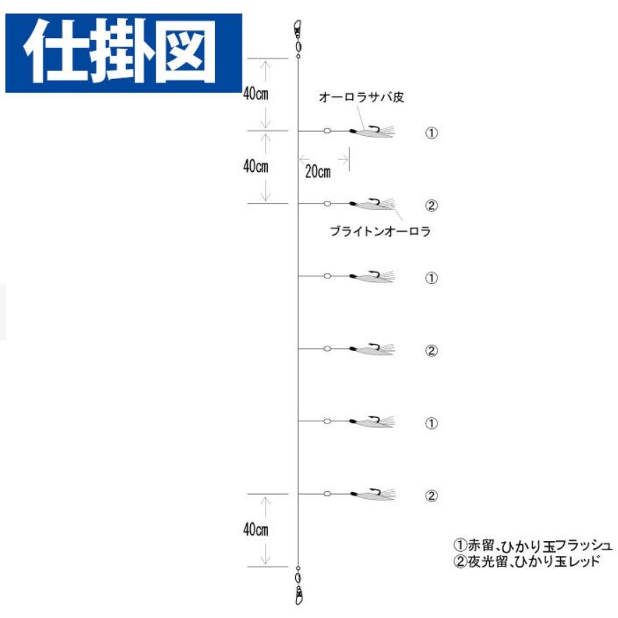 Hayabusa（ハヤブサ） (10枚セット)ハヤブサ/Hayabusa 実戦サビキ20