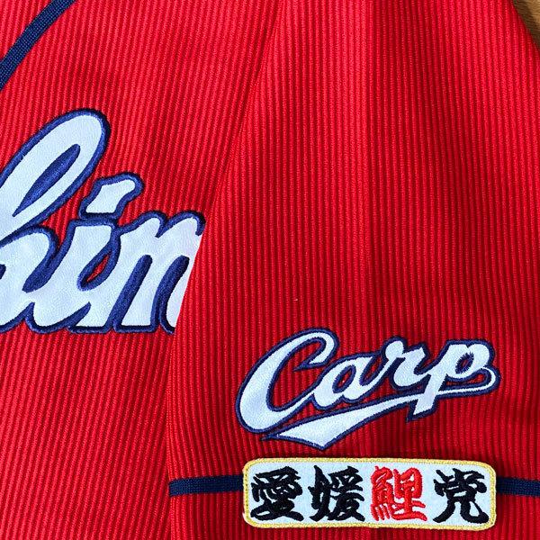 好きに 送料無料 広島 カープ 愛媛鯉党 白布 応援 刺繍 ワッペン ユニフォーム Supplystudies Com