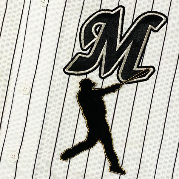 ☆送料無料☆千葉 ロッテ マリーンズ 井上晴哉 シルエット 応援 刺繍