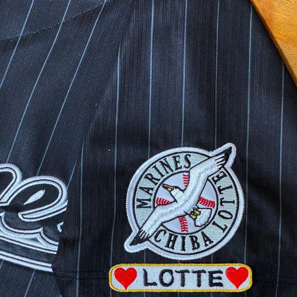 ☆送料無料☆千葉 ロッテ マリーンズ LOTTE ネーム 袖 応援 刺繍