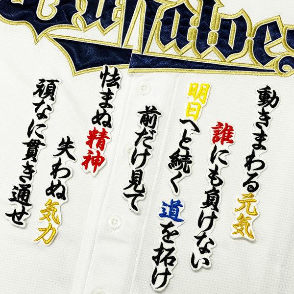 オリックスバファローズ 西野 ユニフォーム 刺繍 M 西野真弘 オリ姫オリ達 20231029184723blog603.jpg