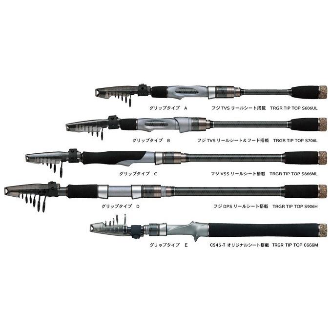 フィッシング SHIMANO NASCI 1000 トラギア ティップ トップ S606UL