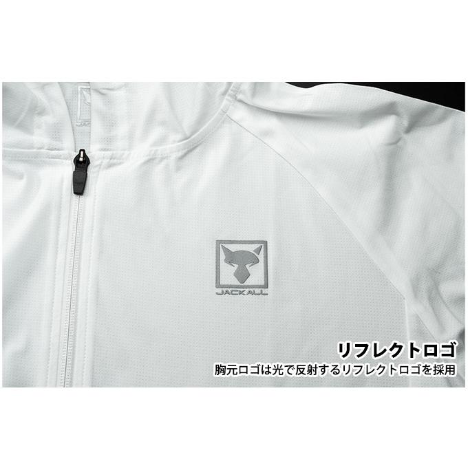 JACKALL（ジャッカル） ドライメッシュフーディ (ホワイト／M