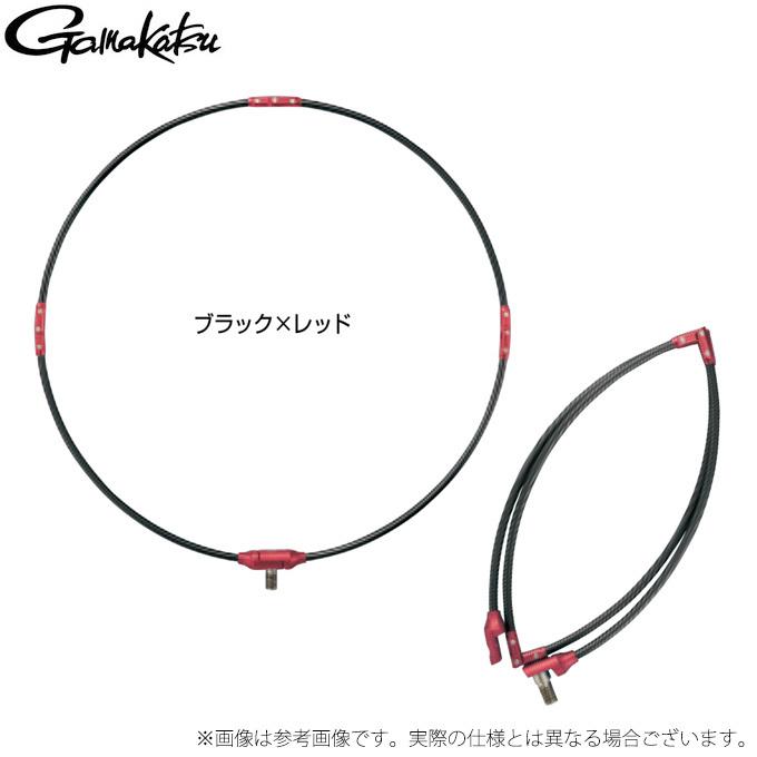 がまかつ  タモ枠(四折りジュラルミン) GM835  50cm  ブラック×レッド Gamakatsu 【取り寄せ商品】 がまかつ タモ枠 (四折りジュラルミン