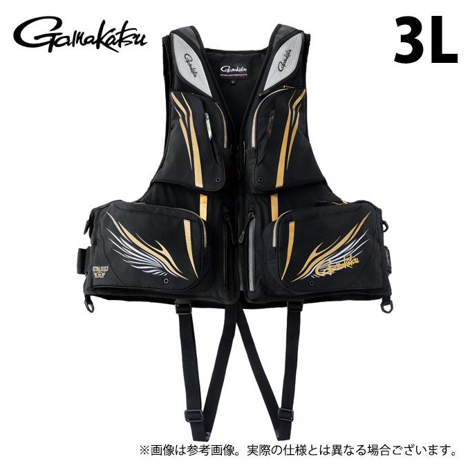 取り寄せ商品】 がまかつ GM2197 (3L／ブラック) アルテマシールドプロ 