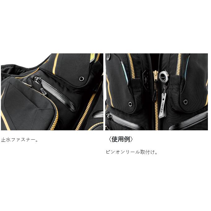 【取り寄せ商品】 がまかつ GM6007 (ブラック×レッド／L) フローティングベスト (ベスト・フィッシングベスト／2026年春夏モデル) /26SS /(c) 【Σ03】