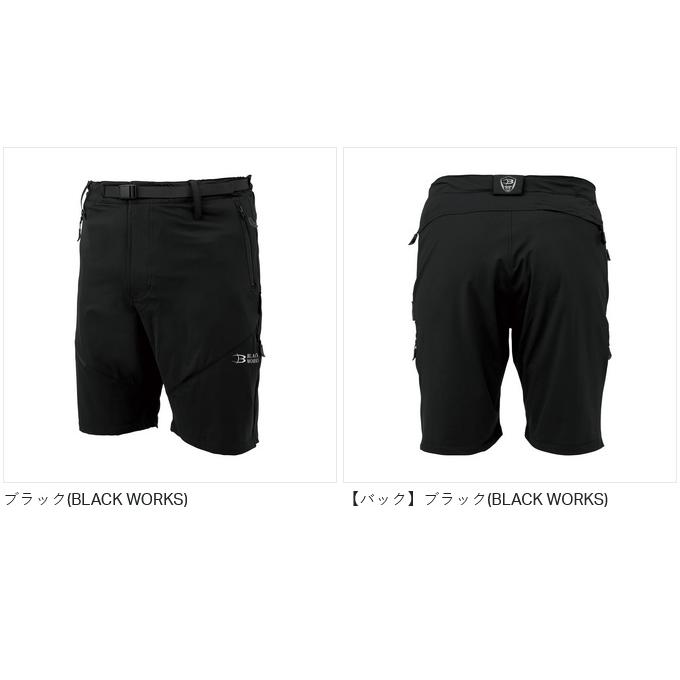 【取り寄せ商品】 がまかつ GM3822 LL／ブラック(BLACK WORKS) サマードライショートパンツ(BLACK WORKS) (フィッシングウェア) /26SS /(c) 【Σ01】_2