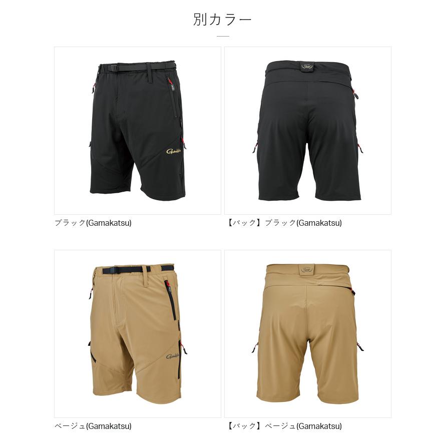 【取り寄せ商品】 がまかつ GM3822 LL／ブラック(BLACK WORKS) サマードライショートパンツ(BLACK WORKS) (フィッシングウェア) /26SS /(c) 【Σ01】_4