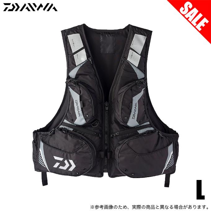 DF-3420 ダイワ、フローティングベスト国土交通省型式承認品 DAIWA（ダイワ） (7)【目玉商品】 DF-3420 (ブラック L