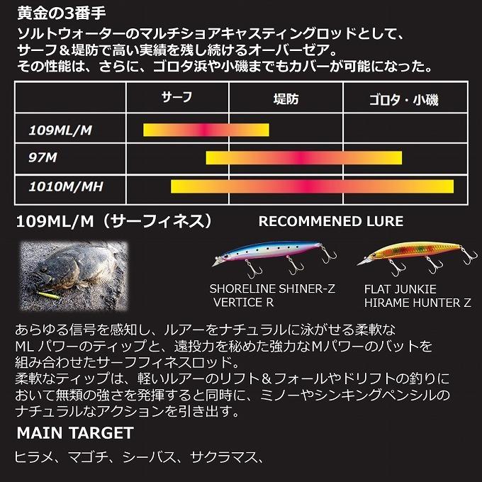 DAIWA（ダイワ） 【目玉商品】ダイワ 21 オーバーゼア AGS 109ML／M