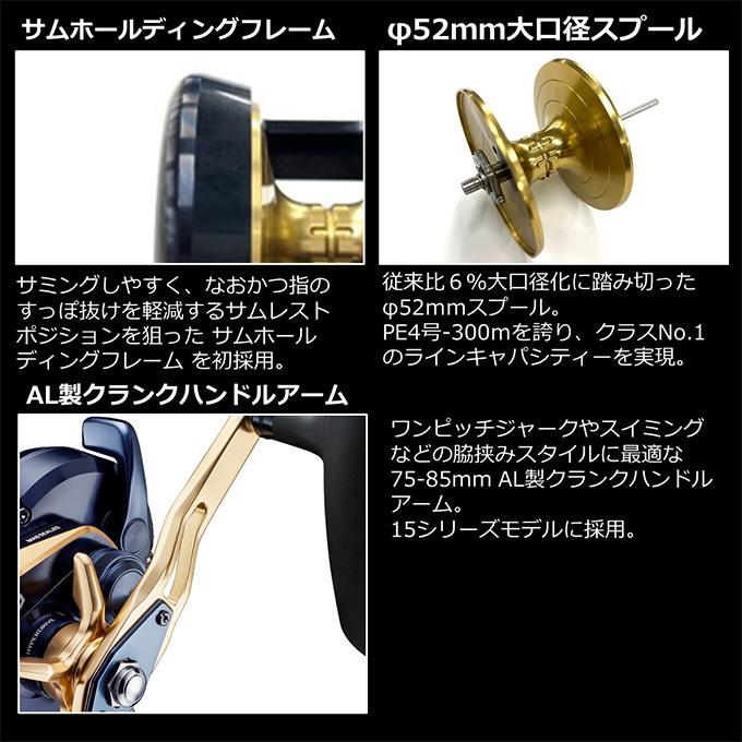 DAIWA（ダイワ） 22 ソルティガ 15SL (左ハンドル) 2022年モデル