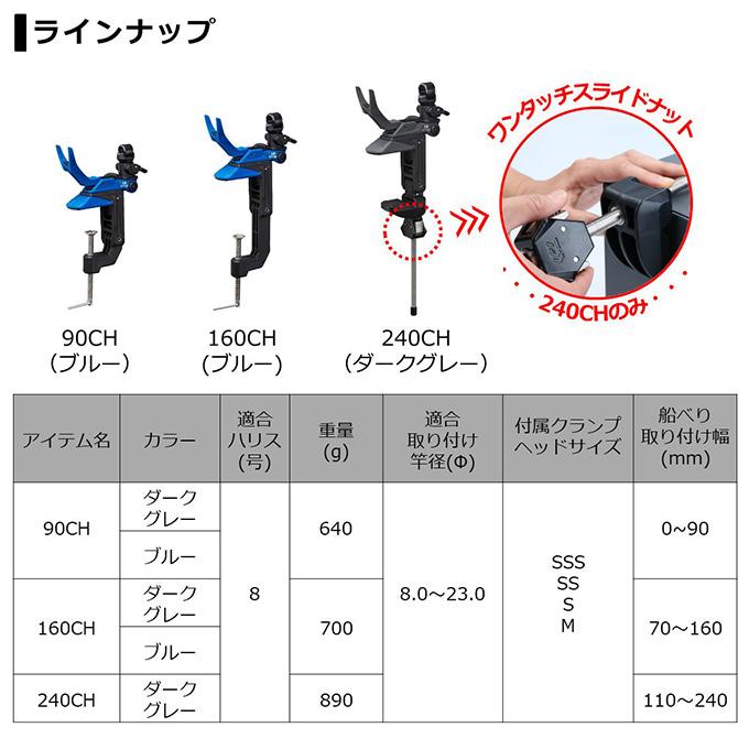DAIWA（ダイワ） (c)【取り寄せ商品】ダイワ ライトホルダー α240CH