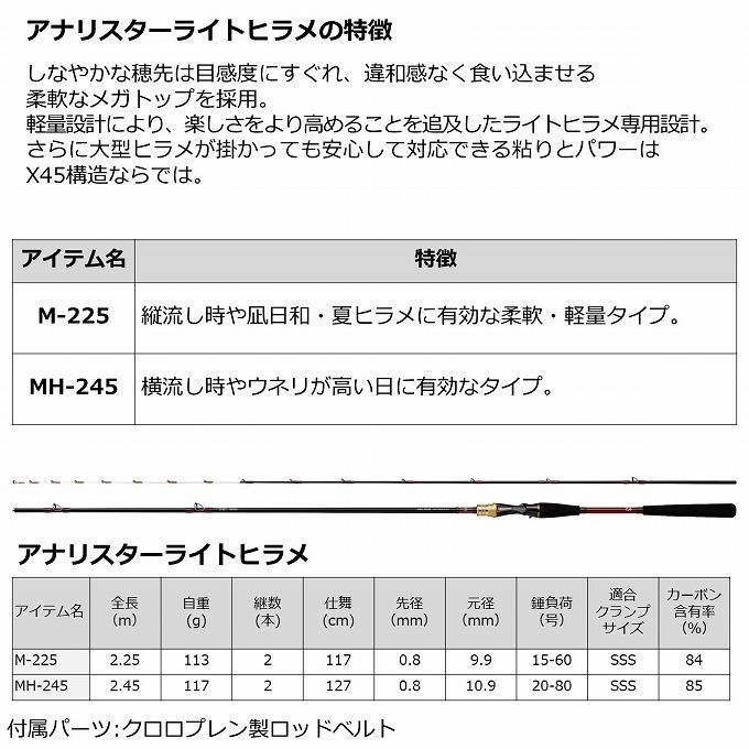 DAIWA（ダイワ） 【取り寄せ商品】 21 アナリスターライトヒラメ (MH
