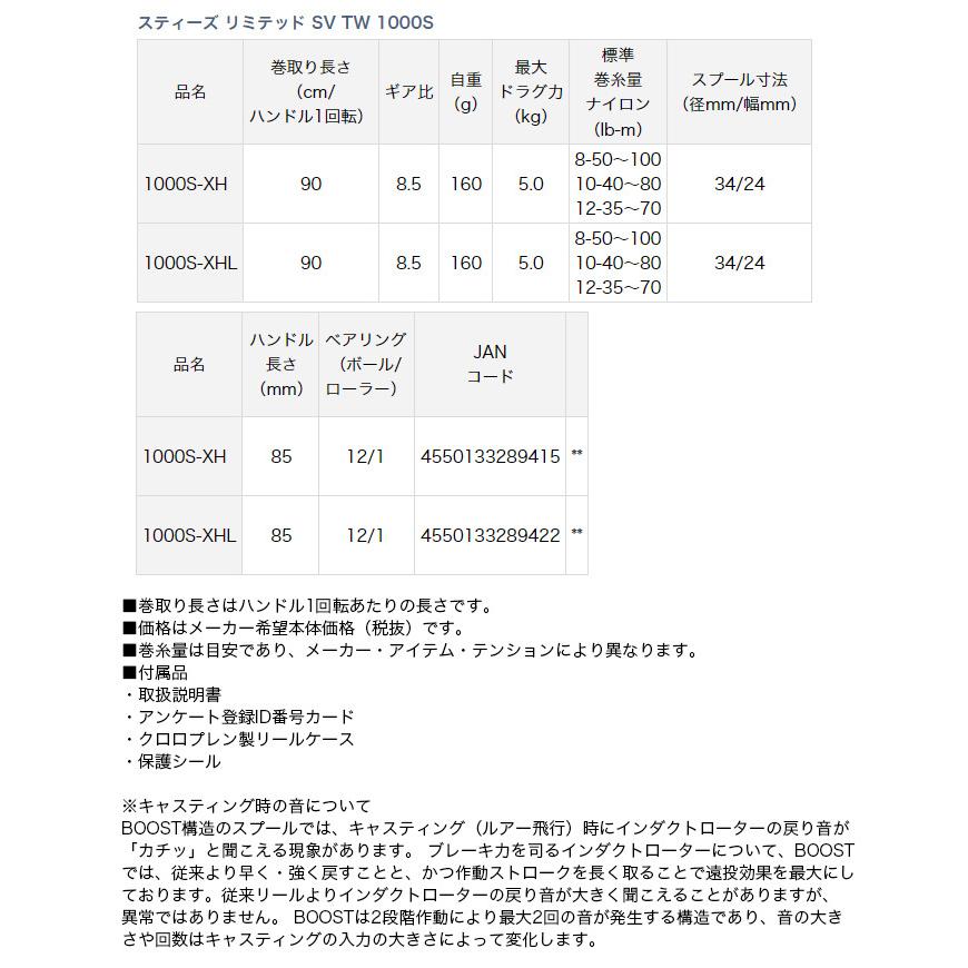 DAIWA(釣り) ダイワ 22 スティーズ リミテッド SV TW 1000S DAIWA(釣り) ダイワ 22 スティーズ リミテッド SV TW 1000S