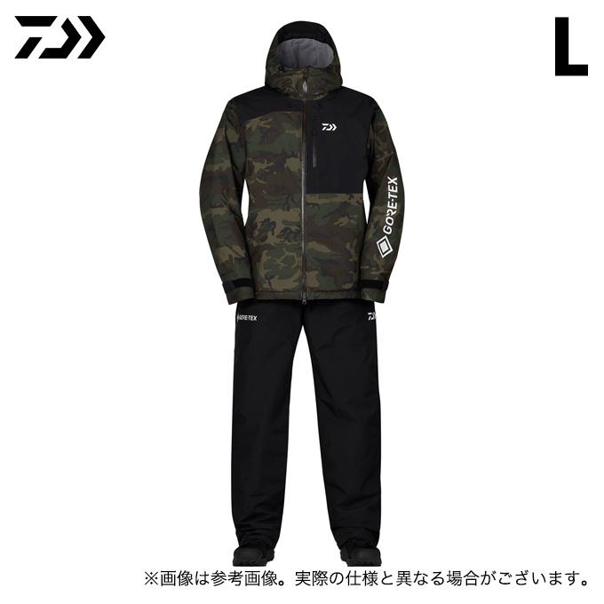 まろん DAIWA GORE-TEX上下セット 防寒 防水 DW-1923 DAIWA（ダイワ） 【取り寄せ商品】 DW-1923 (グリーンカモ／L