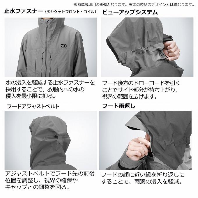DAIWA（ダイワ） 【取り寄せ商品】 DW-3423 (レッド／2XL) レイン