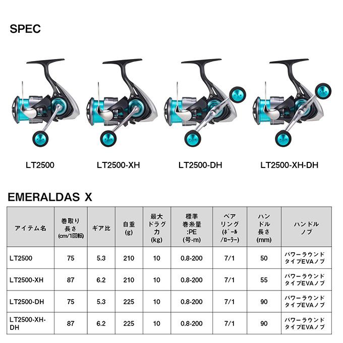 DAIWA(釣り) 【目玉商品】ダイワ 24 エメラルダス X LT2500-XH DAIWA(釣り) 【目玉商品】ダイワ 24 エメラルダス X LT2500-XH