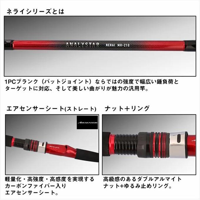 ANALYSTAR MH-240 船竿 DAIWA（ダイワ） 【目玉商品】ダイワ アナリスターネライ MH-240 (船竿