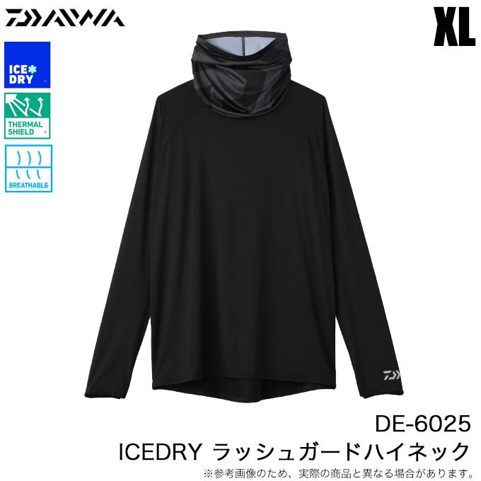 DAIWA（ダイワ） DE-6025 ICEDRY ラッシュガードハイネック (ブラック