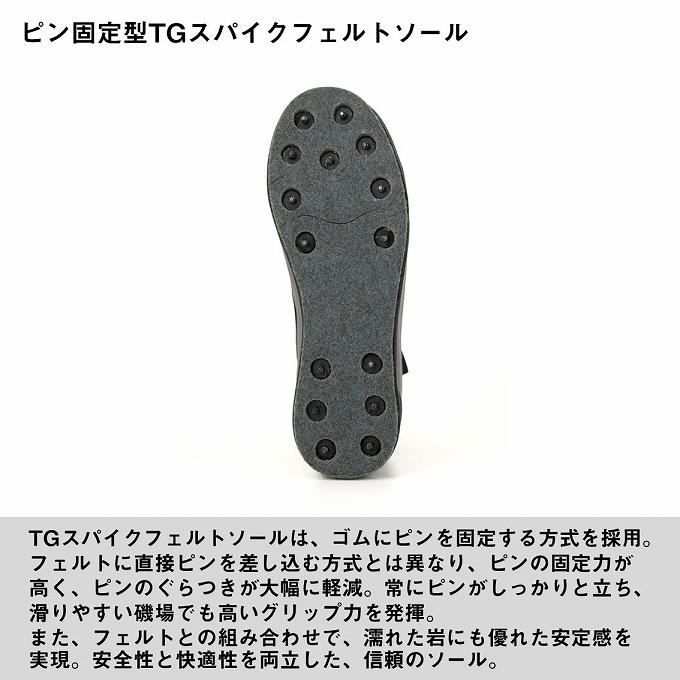 DAIWA（ダイワ） DS-3650G-TG フェルトスパイクソール (27.5cm) TG