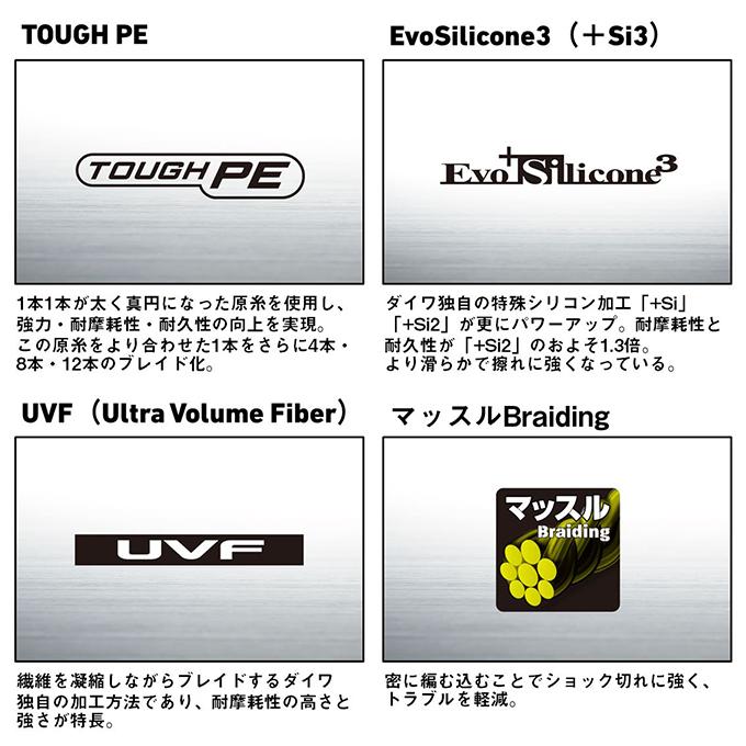 DAIWA（ダイワ） (2号 200m) ベイトキャスティングデュラセンサー×12EX